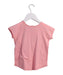 A Pink Short Sleeve T Shirts from Bonpoint in size 3T for girl. (Back View)