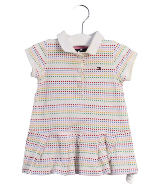 A Multicolour Short Sleeve Dresses from Tommy Hilfiger in size 3-6M for girl. (Front View)