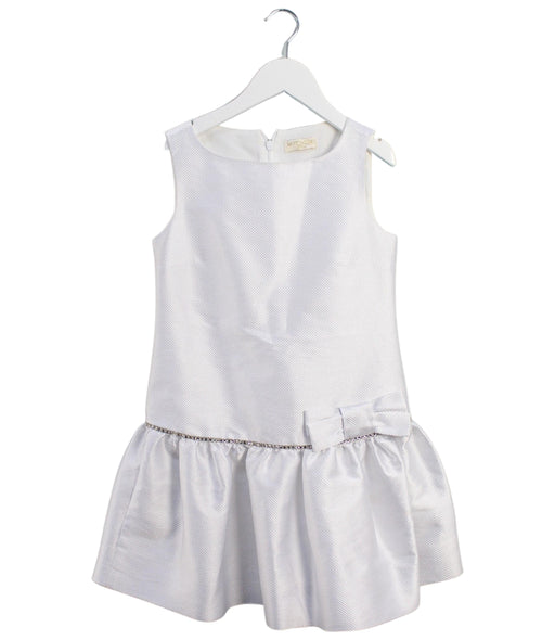 A White Sleeveless Dresses from Monnalisa in size 9Y for girl. (Front View)
