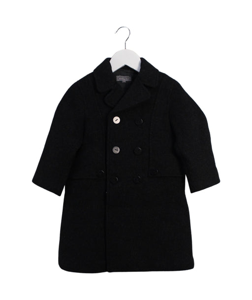 A Black Coats from Nicholas & Bears in size 2T for neutral. (Front View)