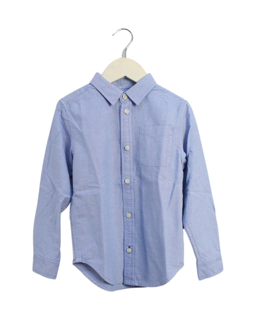 A Blue Shirts from Monoprix in size 5T for boy. (Front View)