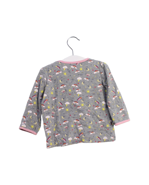 A Grey Long Sleeve Tops from ESPRIT in size 6-12M for girl. (Back View)