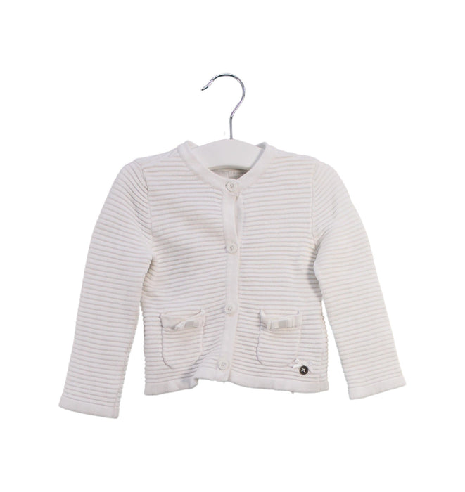 A White Cardigans from J by Jasper Conran in size 12-18M for girl. (Front View)