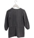 A Grey Long Sleeve Dresses from Little Mercerie in size 4T for girl. (Back View)