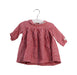 A Red Dress Sets from Petit Bateau in size 3-6M for girl. (Front View)