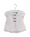 A White Short Sleeve Tops from Nicholas & Bears in size 3-6M for girl. (Front View)