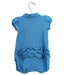 A Blue Short Sleeve Rompers from Ralph Lauren in size 0-3M for girl. (Back View)