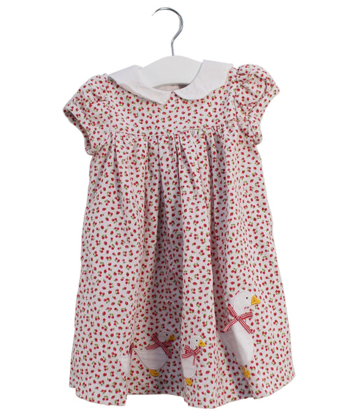 A Red Short Sleeve Dresses from Confiture in size 12-18M for girl. (Front View)