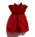 A Red Short Sleeve Dresses from Lesy in size 6-12M for girl. (Front View)
