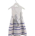A White Sleeveless Dresses from Nicholas & Bears in size 2T for girl. (Back View)