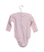 A Pink Long Sleeve Bodysuits from Dior in size 6-12M for girl. (Back View)