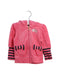 A Pink Zippered Sweatshirts from Juicy Couture in size 6-12M for girl. (Front View)