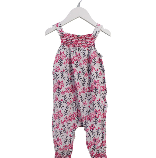 A Pink Sleeveless Jumpsuits from Seed in size 12-18M for girl. (Front View)