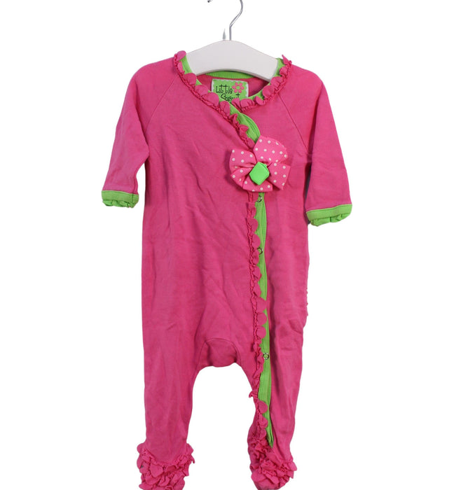 A Pink Onesies from Mudpie in size 0-3M for girl. (Front View)