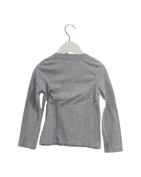 A Grey Long Sleeve Tops from Juicy Couture in size 4T for girl. (Back View)