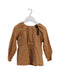 A Brown Long Sleeve Tops from Velveteen in size 4T for girl. (Front View)