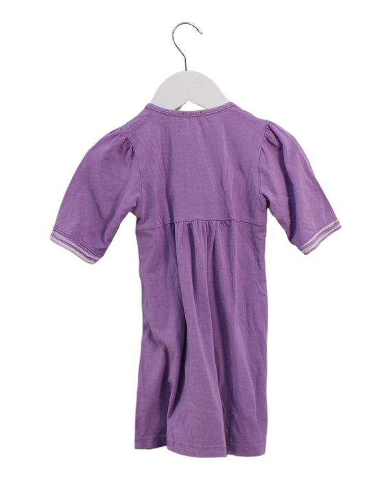 A Purple Short Sleeve Dresses from Splendid in size 3T for girl. (Back View)