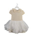 A Ivory Short Sleeve Dresses from Ralph Lauren in size 3T for girl. (Front View)