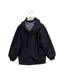 A Navy Rain Jackets from Petit Bateau in size 5T for boy. (Back View)
