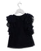 A Navy Sleeveless Tops from Velveteen in size 5T for girl. (Back View)