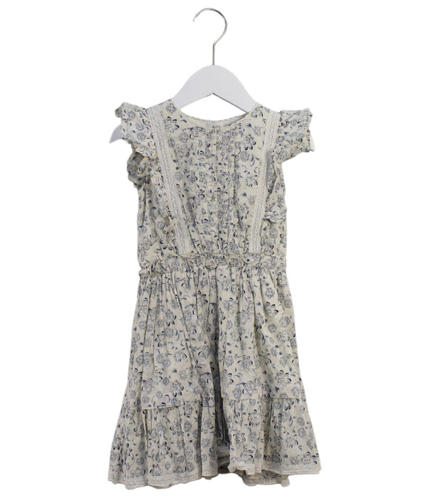 A Ivory Sleeveless Dresses from Polo Ralph Lauren in size 4T for girl. (Front View)