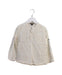 A Ivory Long Sleeve Tops from Velveteen in size 6T for girl. (Front View)