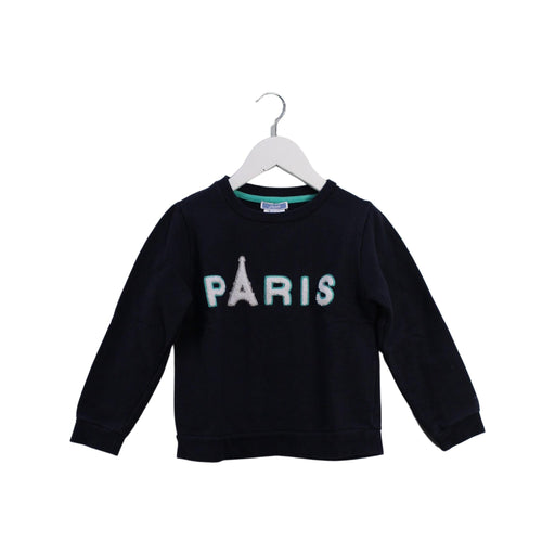 A Navy Crewneck Sweatshirts from Jacadi in size 6T for neutral. (Front View)