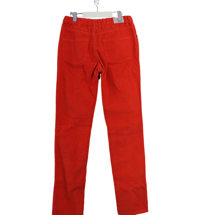 A Orange Casual Pants from Petit Bateau in size 12Y for girl. (Back View)