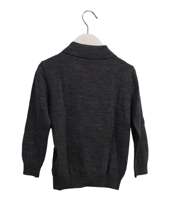 A Grey Long Sleeve Polos from Nicholas & Bears in size 3T for boy. (Back View)