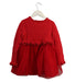A Red Sweater Dresses from Momonittu in size 4T for girl. (Back View)