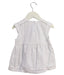 A White Sleeveless Dresses from DPAM in size 3T for girl. (Back View)