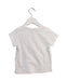A White Short Sleeve T Shirts from Cyrillus in size 3T for girl. (Back View)