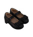 A Black Dress Shoes from Dr. Kong in size 18-24M for girl. (Front View)