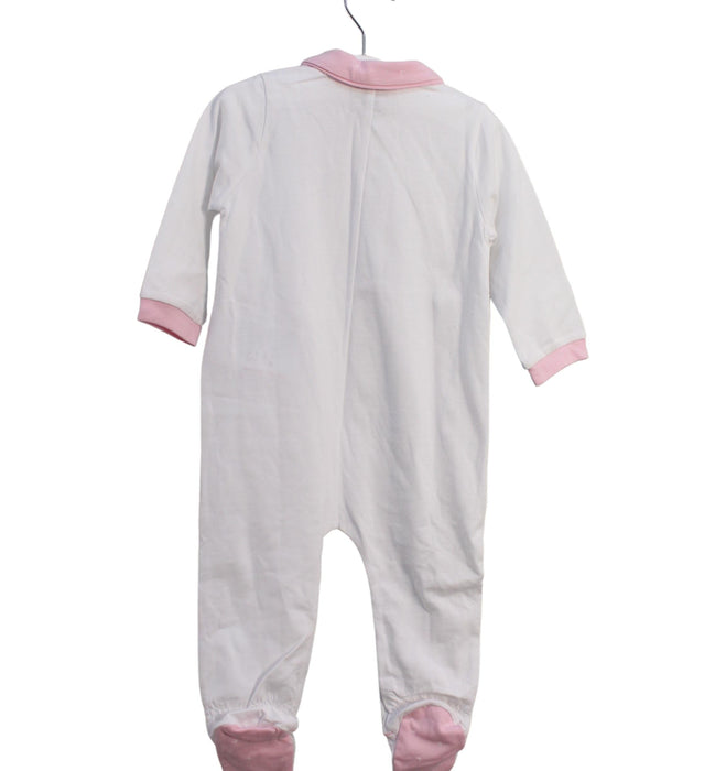 A White Onesies from Armani in size 6-12M for girl. (Back View)