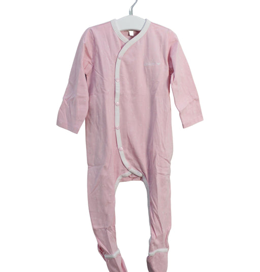 A Pink Onesies from Armani in size 6-12M for girl. (Front View)