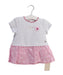 A White Short Sleeve Tops from Armani in size 6-12M for girl. (Front View)