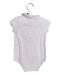 A White Short Sleeve Bodysuits from Armani in size 0-3M for girl. (Back View)