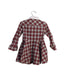 A Red Long Sleeve Dresses from Ralph Lauren in size 6-12M for girl. (Back View)