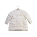 A White Puffer/Quilted Jackets from Armani in size 6-12M for girl. (Front View)