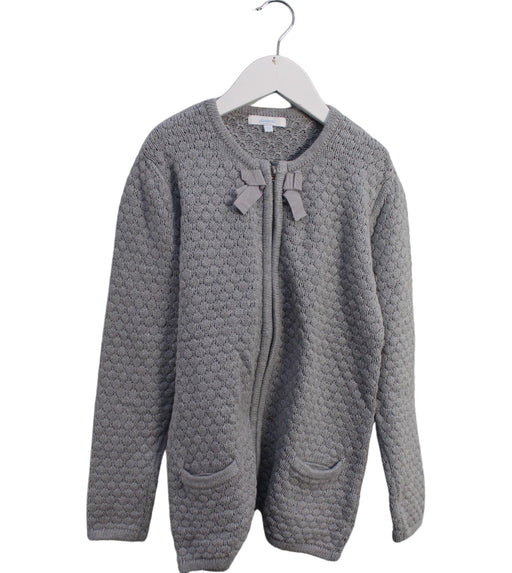 A Grey Lightweight Jackets from Jacadi in size 10Y for girl. (Front View)