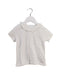 A White Short Sleeve Tops from Petit Bateau in size 3T for girl. (Front View)