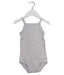 A Grey Sleeveless Bodysuits from Petit Bateau in size 3T for girl. (Front View)