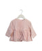 A Pink Long Sleeve Tops from Velveteen in size 3T for girl. (Front View)