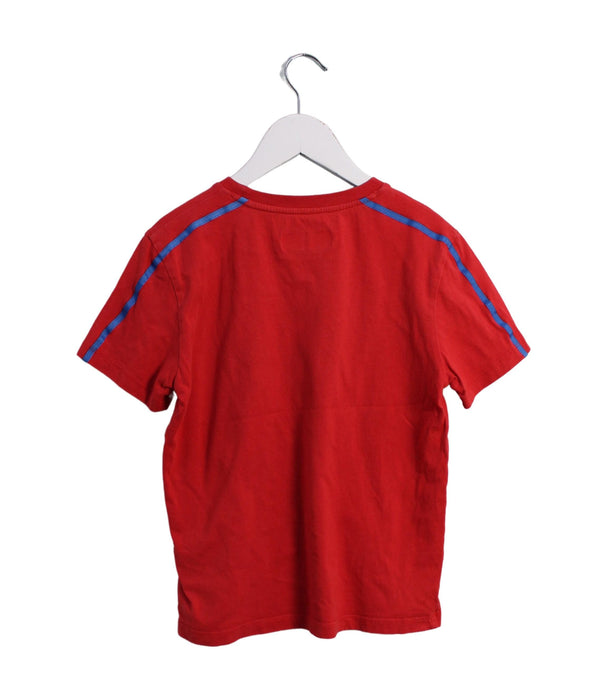 A Red Short Sleeve T Shirts from Ferrari in size 7Y for boy. (Back View)