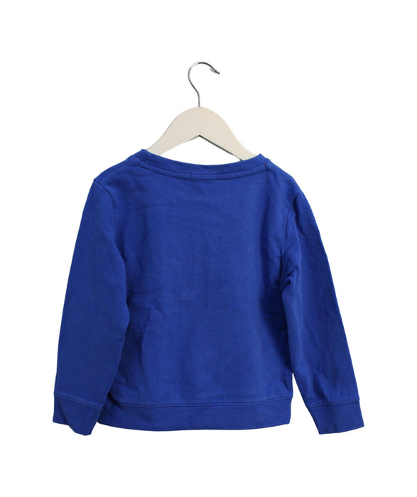 A Blue Crewneck Sweatshirts from Billybandit in size 5T for girl. (Back View)