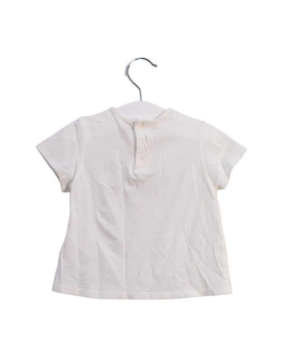 A White Short Sleeve T Shirts from Chloe in size 6-12M for girl. (Back View)