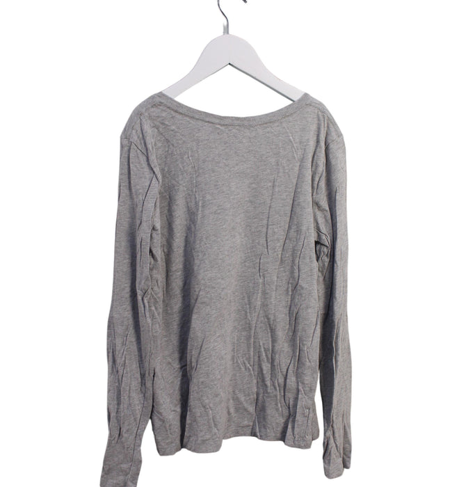 A Grey Long Sleeve Tops from Polo Ralph Lauren in size 12Y for girl. (Back View)