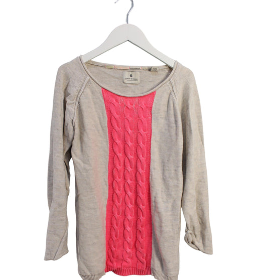 A Beige Crewneck Sweatshirts from Scotch & Soda in size 14Y for girl. (Front View)