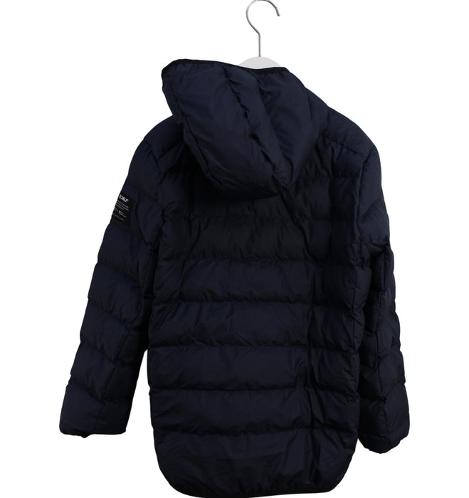 A Navy Puffer/Quilted Jackets from Ecoalf in size 10Y for boy. (Back View)