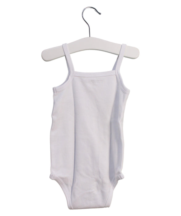 A White Sleeveless Bodysuits from Vertbaudet in size 12-18M for neutral. (Back View)